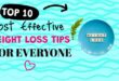 most effective weight loss tips for everyone