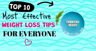 most effective weight loss tips for everyone