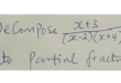 Solve This Expression Into Partial Fractions #1